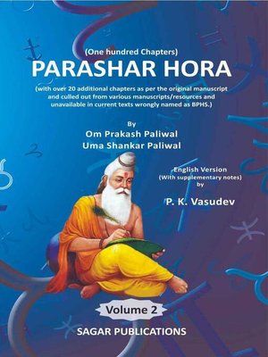 cover image of Parashar Hora Vol 2